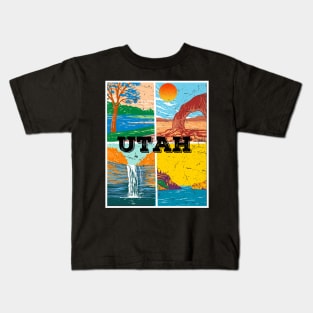 Utah Lover Design Kids T-Shirt